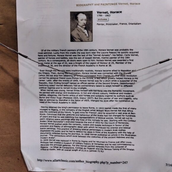 Antique Horace Verney The Arlesienne Original 19th Cent Chromolithograph #60 - Picture 9 of 11